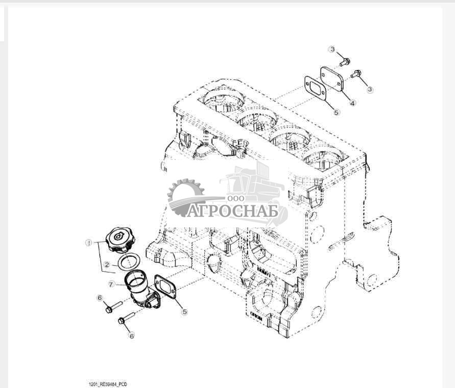 1201 Маслоналивная горловина 